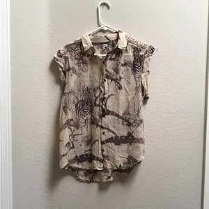 GUC Madewell Safari Print Button-Down